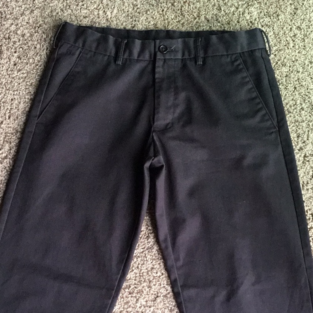 Haggar black chinos. EUC